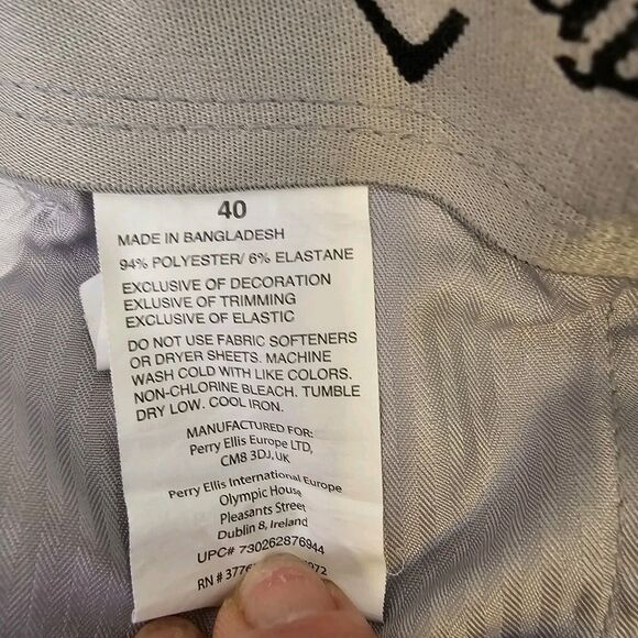 Mens Callaway Cream  Golf Shorts Sz 40 Flat  Performance Gorpcore Preppy  P0294 - Picture 7 of 9